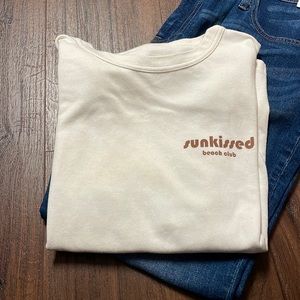 Sun kissed beach club t shirt